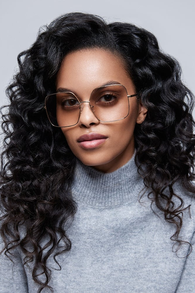 Billie Tinted læsebrille - guldfarvet